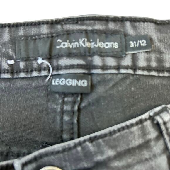 Calvin Klein Jeans with Rolling Stones logo handsewn Women's Size 12 - Picture 7 of 8